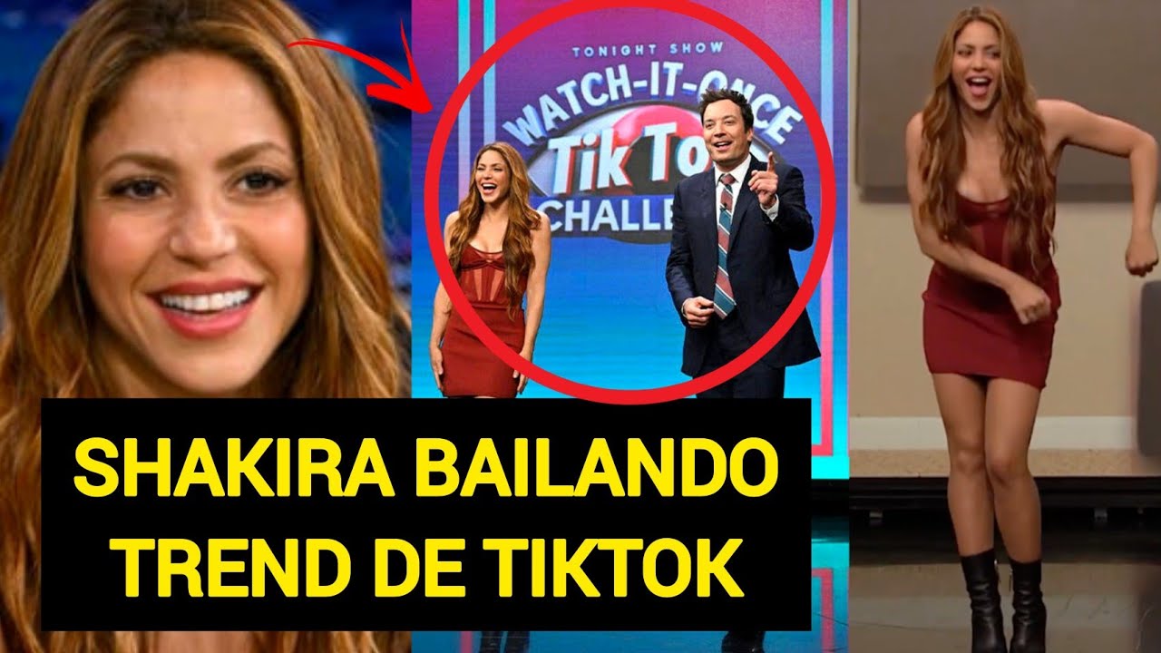 Shakira Bailó En El Programa De Jimmy Fallon Y Se Hizo Viral En Tik Tok VÍdeo 