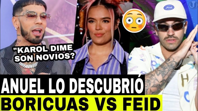 ANUEL AA SE INFILTRA EN CORO DE FEID PARA AVERIGUAR SI KAROL G Y FEID ERAN PARCES O NOVIOS ANTES