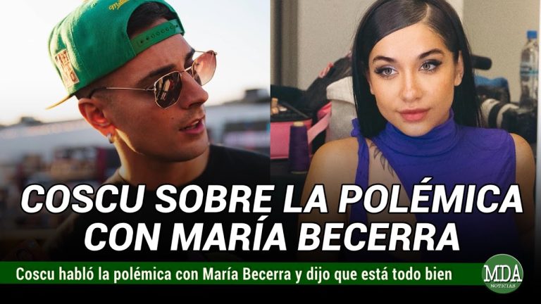 COSCU HABLÓ de su POLÉMICA con MARÍA BECERRA