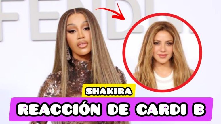 La reacción de Cardio B al conocer a Shakira en la semana de moda en París