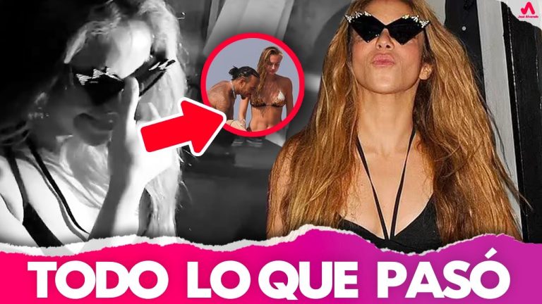 Shakira se va de fiesta al ver a Lewis Hamilton con otra mujer