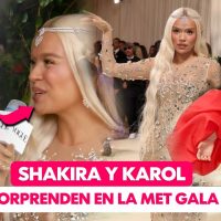 Juntas: Shakira y Karol G Sorprenden a Todos en la Met Gala 2024, Así Hicieron su Presentación