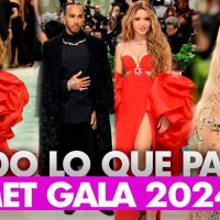 Karol G opacó a Shakira en los Met Gala 2024. Shakira por fin se deja ver junto Lewis Hamilton