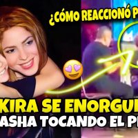 #SASHA se luce tocando el #piano y #SHAKIRA celebra todos sus éxitos!!