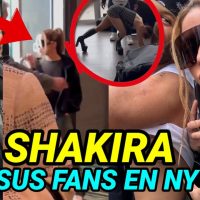 Shakira NO SE OLVIDA DE SUS FANS antes de DEJAR NUEVA YORK