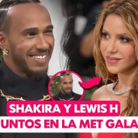 Shakira y Lewis Hamilton Juntos en la Met Gala, La Sorprendió al Llegar y sus Miradas lo dice Todo