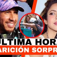 LEWIS HAMILTON APARECE EN COLOMBIA con SORPRESA PARA SHAKIRA