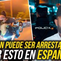 YAILIN HACIENDO DESORDEN INCUMPLE LA LEY EN ESPAÑA !