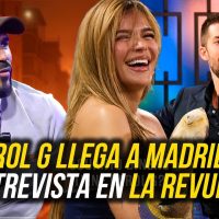 KAROL G LLEGA A MADRID PARA ENTREVISTA EN LA REVUELTA !