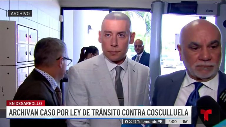 Archivan caso por ley de tránnsito contra Cosculluela