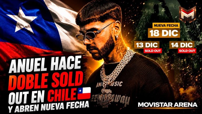 DOS NOCHES SOLD OUT | ANUEL AA ARRASA EN CHILE !