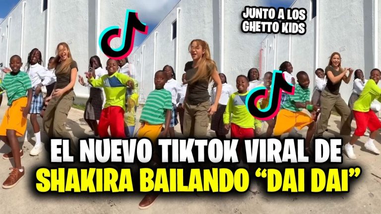El nuevo TikTok viral de Shakira con los Ghetto Kids conquista las redes y arrasa en todo el mundo
