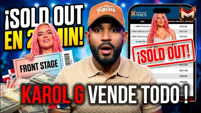 KAROL G VENDE PRIMERA PREVENTA EN SOLO 20 MINUTOS EN RD !