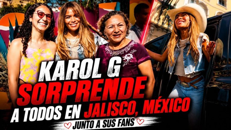 KAROL G VISITA JALISCO Y COMPARTE CON SUS FANS !