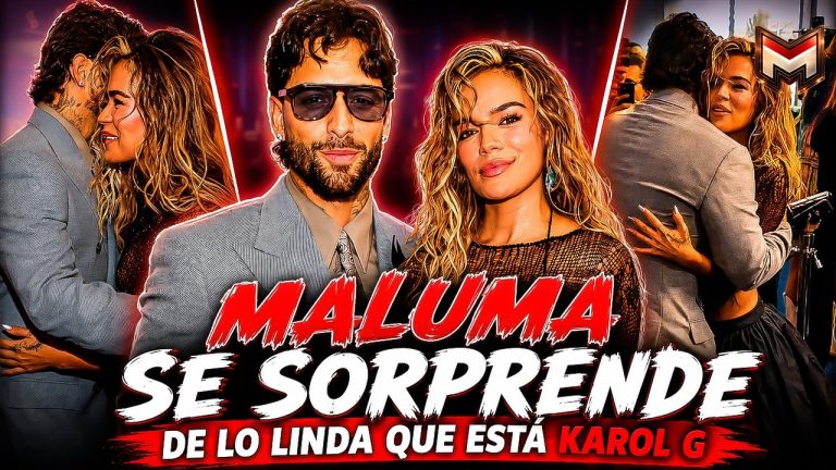 MALUMA SE SORPRENDE CON LO LINDA QUE ESTÁ KAROL G !
