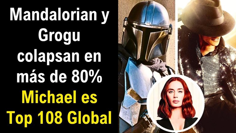 Mandalorian y Grogu cae MÁS QUE MORTAL KOMBAT 2, Michael SUBE al Top 108 de Taquilla Mundial y más.