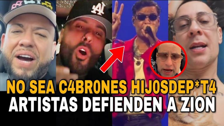ÑEJO, NICKY JAM, BABY RASTA, GRINGO, DJ NELSON Y REVOL EXPLOTAN MOLESTOS POR CRÍTICAS A ZION DE FANS