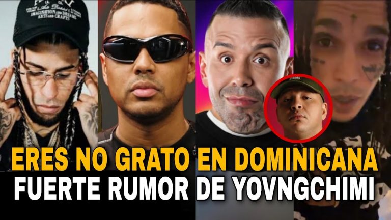NO GRATO EN DOMINICANA🔥 YOVNGCHIMI SALDRÍA EN JULIO ALOFOKE AMENAZA A MOLUSCO EL DOMINIO REACCIONA