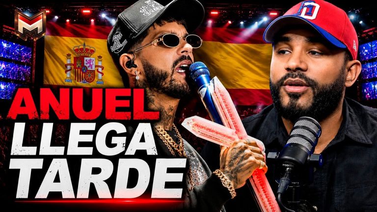 ANUEL AA LLEGA TARDE A SU PRIMER SHOW EN ESPAÑA !