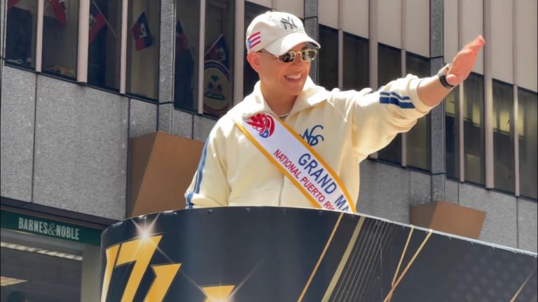 Daddy Yankee as Grand Marshal at the 2026 Puerto Rican Day Parade in NYC