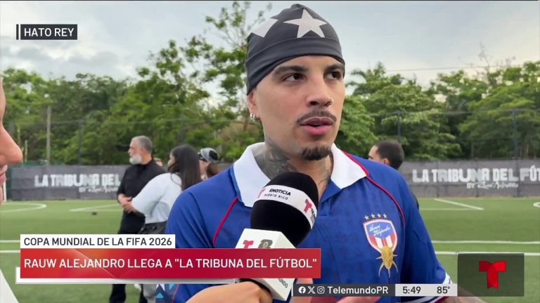 Rauw Alejandro celebra gesta de la Selección Femenina de soccer