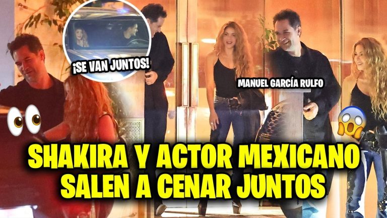 ¿Amor a la vista? Shakira y Manuel García-Rulfo son vistos saliendo juntos de un exclusivo hotel