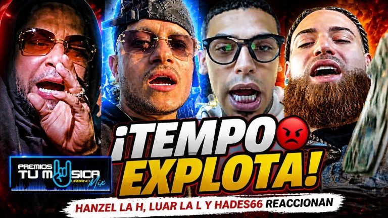 ¡TEMPO explota contra PREMIOS TU MÚSICA! HANZEL LA H, LUAR LA L Y HADES66 REACCIONAN El Caco Tv