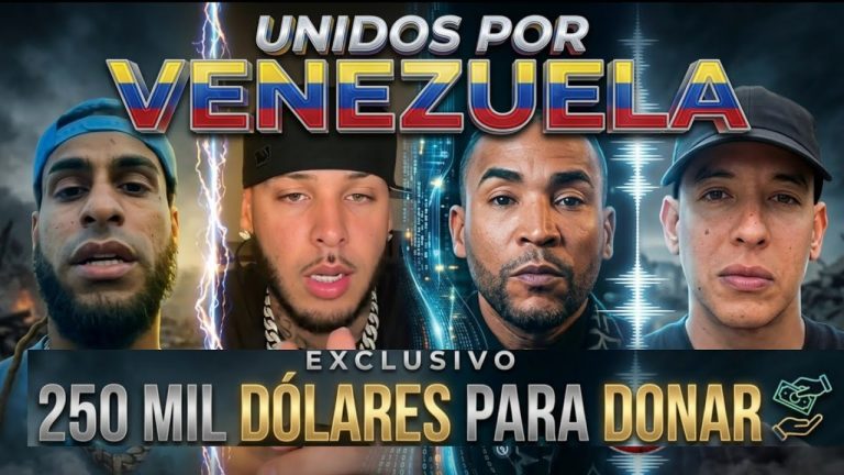 YOVNGCHIMI, ROA, DON OMAR Y DADDY YANKEE SE UNEN POR VENEZUELA TRAS EL TERREMOTO
