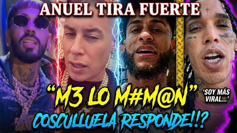 ANUEL TIRA FUERTE “ME LO M#M4N” COSCULLUELA LE RESPONDE!!? “SOY MÁS VIRAL QUE TU TEMA”