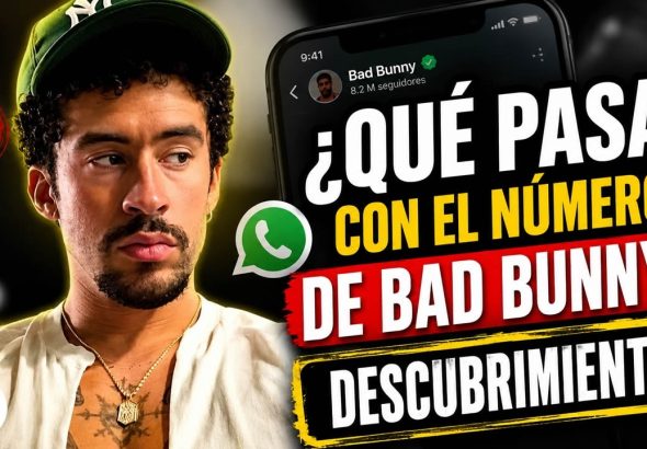 Descubrí algo raro sobre el número de Bad Bunny que nadie tiene