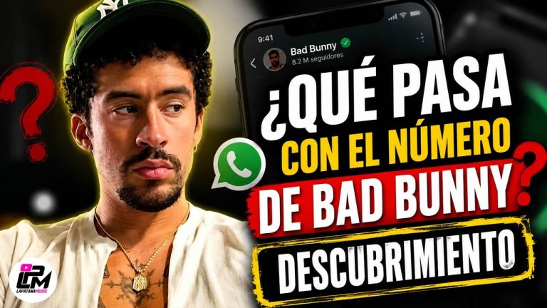 Descubrí algo raro sobre el número de Bad Bunny que nadie tiene