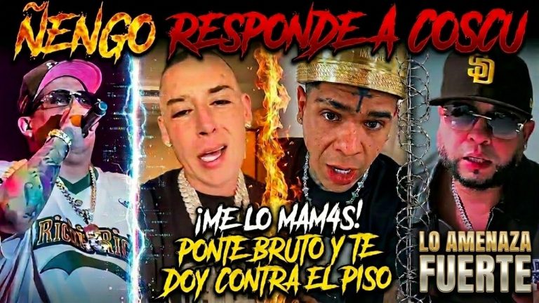 🔥ÑENGO FLOW LE RESPONDE A COSCULLUELA Y AMENAZA “ME LO MÂM4S, PONTE BRUTO Y TE DOY CONTRA EL PISO”