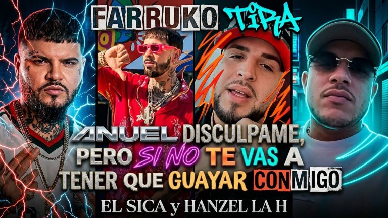 FARRUKO TIRA “ANUEL DISCÚLPAME, PERO SI NO TE VAS A TENER QUE GUAYAR CONMIGO” EL SICA Y HANZEL LA H