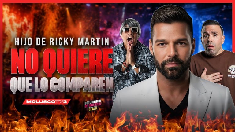 Hijo de Ricky Martín no quiere que lo comparen