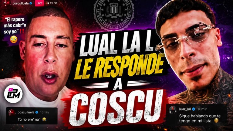 Luar la L se burla de Cosculluela por tirarle en un live