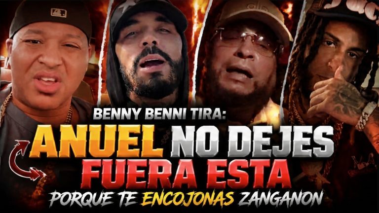 BENNY BENNI TIRA: “ANUEL NO DEJES FUERA ESTA” PORQUE TE ENCOJ0NAS” TEMPO REACCIONA YOVNGCHIMI TIRA
