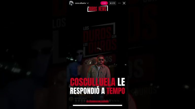 COSCULLUELA LE RESPONDIÓ A TEMPO CON  “SANTA COS” 🔥👀