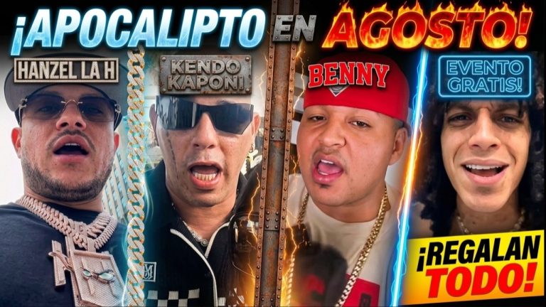 HANZEL LA H, KENDO KAPONI Y BENNY REGALAN BULTOS Y RECORTES EN JUANA MATOS! APOCALIPTO EN AGOSTO