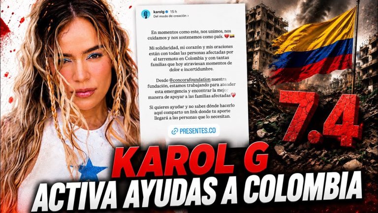 KAROL G PONE TODO A DISPOSICIÓN DEL PUEBLO COLOMBIANO !
