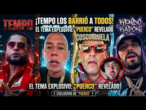 REACCION A TEMPO – PUERCO DONDE LE TIRA A KENDO, ANUEL, COSCULLUELA Y PINA