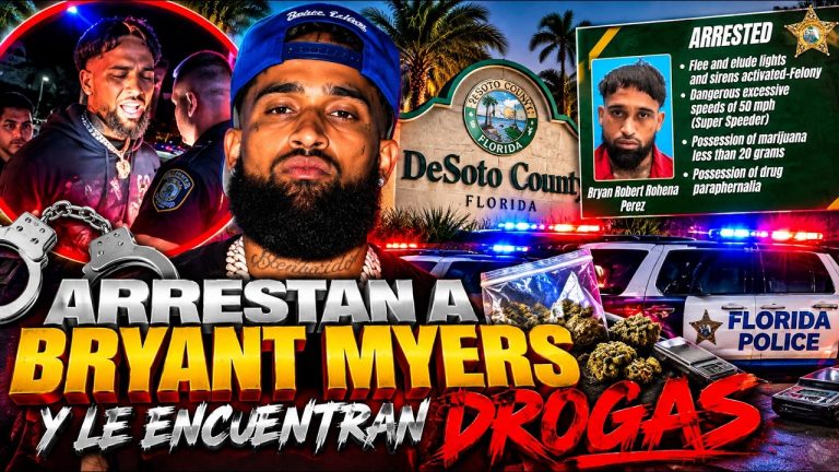 ARRESTAN A BRYANT MYERS CON DR0GA
