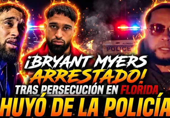 BRYANT MYERS ARRESTADO POR HUIR DE LA POLICÍA EN FLORIDA – TEMPO REACCIONA A SU TEMA COMAN FANGO