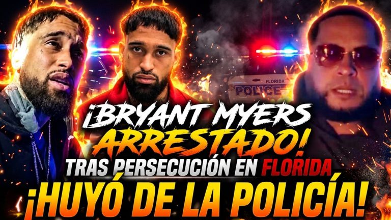 BRYANT MYERS ARRESTADO POR HUIR DE LA POLICÍA EN FLORIDA – TEMPO REACCIONA A SU TEMA COMAN FANGO