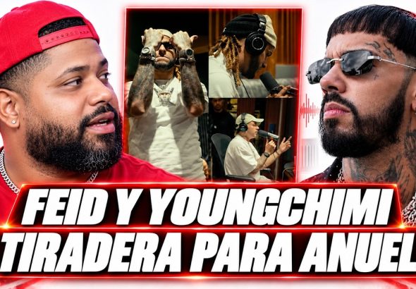 FEID Y YOUVNGCHIMI GRABANDO TIRADERA PARA ANUEL AA ?