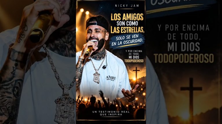 Nicky Jam habla de Dios y de los amigos que aparecen en la oscuridad