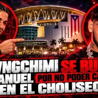 YOVNGCHIMI SE BURLA DE ANUEL POR NO PODER CANTAR EN EL CHOLI